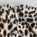 Very J Ruched Animal Print Midi Skirt Size Large Hand Measures Smaller Photo 7