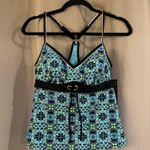 Women's NWT Beach Native Blue Patterned Bikini Top Size undefined Photo 0