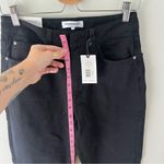 We Wore What  Mom Slit Straight Black Jean Photo 4