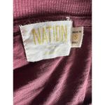 Nation Ltd  Romy Long Puff Sleeve in Garnet Burgundy Dark Romantic Small Photo 8