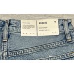 AGOLDE Button Fly High Rise Cut Off Organic Cotton Denim Riley Short Size 27 Photo 3