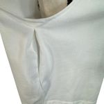 Nike  X-Large Tank Top Loose Fit Stretch Scoop Neck Pleated Sleeveless White New Photo 3