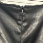 Wrapper  Y2K faux leather black zipper front pants 11/12 Photo 4