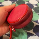 Cole Haan Leather Round Wristlet/Coin Purse Red Photo 10