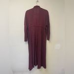 Silence + Noise  Red Floor Length Duster Cardigan Duster SZ S Photo 5