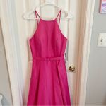 City Vibe Hot Pink Floor Length Gown Prom Dress Photo 1