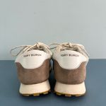 Tory Burch  Annie Nylon Suede Ivory White Runner Sneakers Photo 5