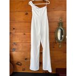 Lulus NEW  Devoted to Fun Ivory One-Shoulder Sleeveless Jumpsuit Cocktail Size XS Photo 6