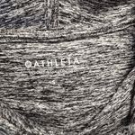 Athleta {S}  Uptempo Hoodie Sweatshirt Charcoal Gray Black Marled Photo 7