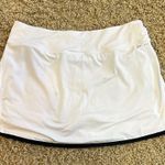 Nike Adri Fit White Skirt Skort with Black Trim in Women’s Size Medium Photo 1