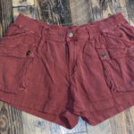 Free People  Rust Cargo Shorts Photo 0