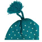 VINTAGE 90s TOP NOTCH KNITS 100% Wool Beanie Blue Photo 1