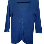 Tommy Bahama navy cardigan with quarter sleeves Photo 0