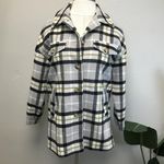 VERO MODA  Luna White Plaid Jacket - New! - Size Large Photo 2