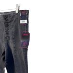 No Boundaries NOBO/ High Rise Crop Skinny Black Denim Capri‎ Retro Front Seam 15 Photo 3