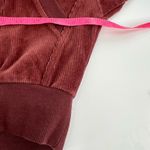 Anthropologie NWT  Daily Practice brown velour hoodie sz L Photo 5