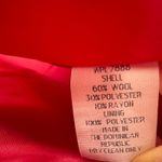 VTG Miss Sixty M60 coat large double breasted peacoat wool blend fit n flare red Photo 10