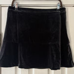 Draper James  Black Velvet Skater Skirt Size 12 NWT Photo 0