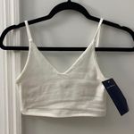 Brandy Melville White Cropped Top Photo 1