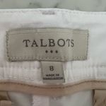 Talbots New  Simply Flattering Solid White Bermuda Shorts Size 8 Photo 8