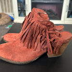 Coconuts by Matisse  Red Fringe Booties in 9 Photo 0
