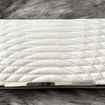 BCBGMAXAZRIA BCBG oversized, wallet, in white quilt - used condition Photo 0