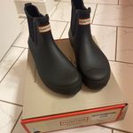 Hunter Black Short Rain Boots Photo 0