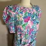 Lilly Pulitzer  Harriet Mandevilla Baby Paradise Petals Terry Dress Womens Size M Photo 13