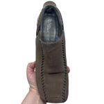 Clarks Vintage Indigo by Women’s 10 Slip-On Boots Brown Leather Square Toe Boho Photo 9