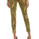 Current/Elliott Current/Elliot yellow python skinny jeans Photo 1