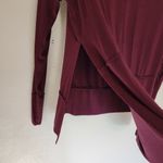 Free People  off the shoulder burgundy top Photo 3