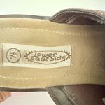 Lower East Side VTG Y2K  Brown Faux Leather Chunky Clogs Sz 7.5 Photo 7