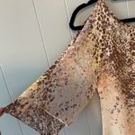 Ecru  Printed Blouse Size Small Photo 2