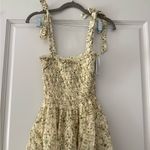 Hill House NWT  Elise Nap Dress Yellow Basketweave Vine Size XS Photo 3