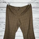 Fashion Bug  NWT Size 26W Average Brown & Green Plaid Trouser Dress Pants Photo 1