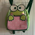 Lounge Fly 💕💚 Sanrio X Keroppi 3D Gingham Mini Backpack 💕💚 Photo 0