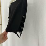 Rehab  Mini Skirt Side Straps Goth Style Medium Black Photo 1