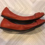 Salvatore Ferragamo  Orange-Red Silver Emblem - Size 10.5 Photo 4