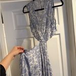 Prómesa Floral Blue and White Dress Photo 2