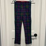 Gretchen Scott GripeLess Pull On Pant Balmoral Plaid Size Shrimp XXS Green Photo 3