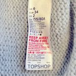 Topshop Cropped Grey Sweater Size 2 Photo 7