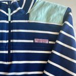 Vineyard Vines  Navy and White Striped Quarter-Zip Photo 1