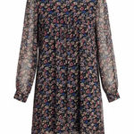 ZARA  Floral Babydoll Dress Lined Size Medium Photo 0