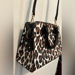 Kate Spade Black and Brown Animal Print Satchel Photo 3