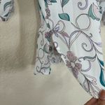 LC Lauren Conrad  Floral Print Blouse Size Medium Photo 5