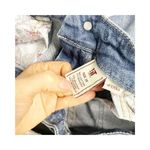 Women’s IT Brand Dark Wash Denim Bermuda Shorts Flat Front Size 28 Casual Cotton Blue Photo 4