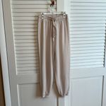 Carly Jean Los Angeles women's cream sweatpants joggers small Photo 4