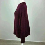 PINK - Victoria's Secret Victoria's Secret PINK Maroon Knit Sweater Size Large Photo 3