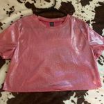SheIn Cropped Glitter Top Photo 0