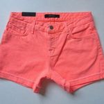 J Brand NWT Joanie Short in Flamingo Low Rise Boy-Fit Boyfriend Shorts 25 Photo 0